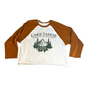 LAKE Tahoe Women cropped top size medium